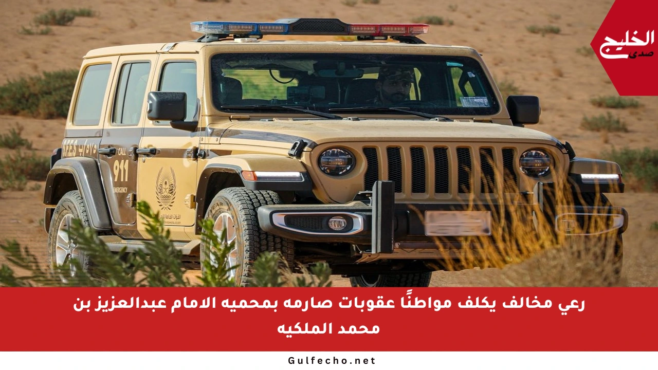 رعي مخالف يكلف مواطنًا عقوبات صارمة بمحمية الإمام عبدالعزيز بن محمد الملكية